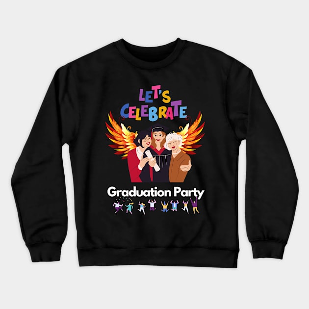 Graduation party decoration Crewneck Sweatshirt by ARTA-ARTS-DESIGNS